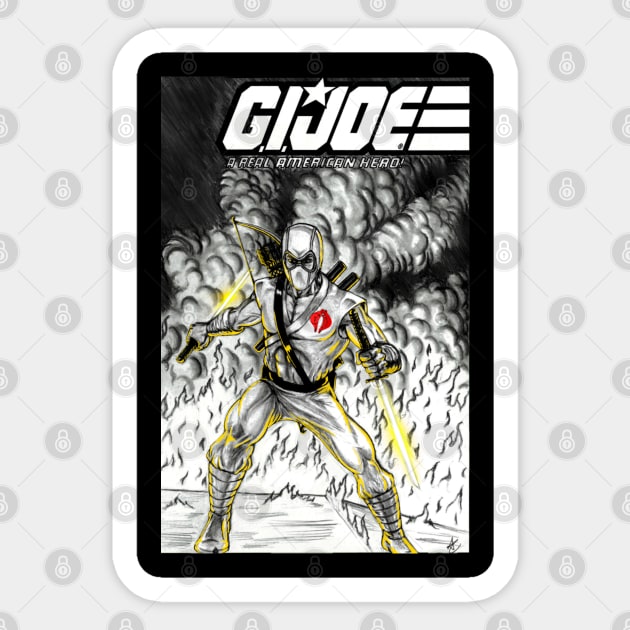 Storm Shadow Sticker by AnalogArtByAdam